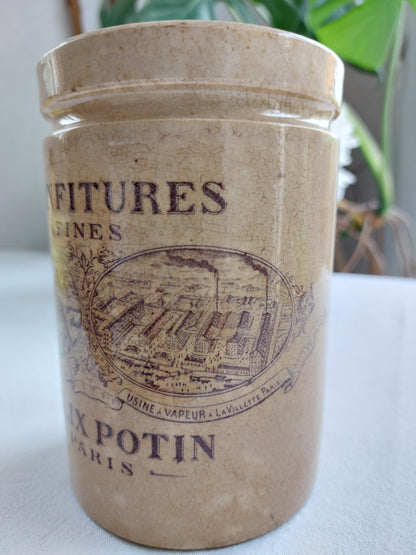 Ancien pot à confiture Félix Potin - Lunéville