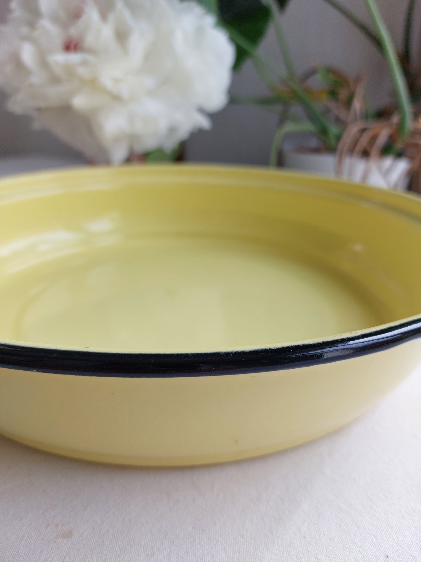 Bassine émaillée ancienne