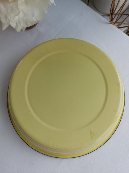 Bassine émaillée ancienne