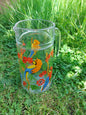 Pichet vintage à orangeade modèle "Perroquet"