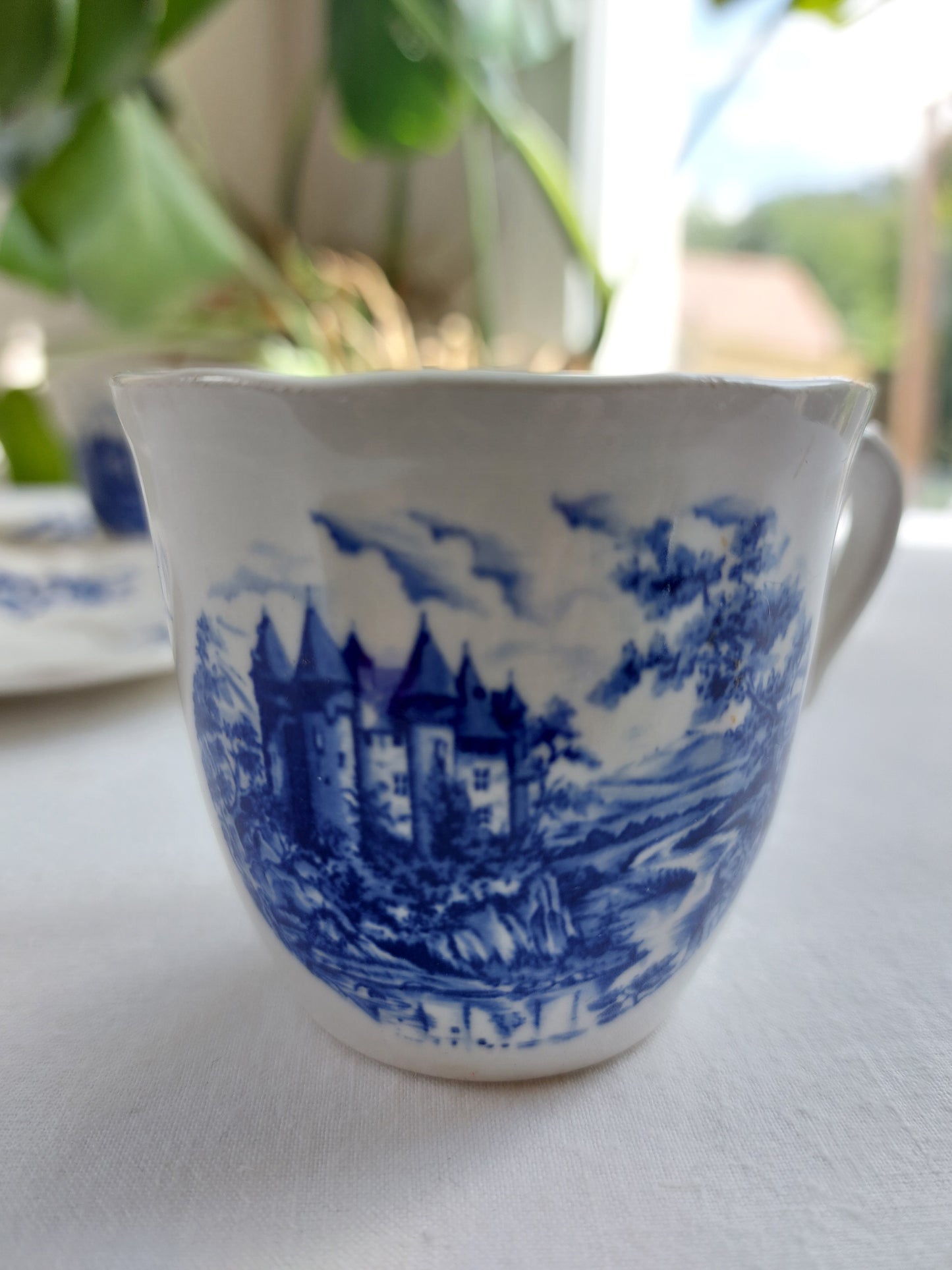 Lot de 4 tasses à café Sarreguemines