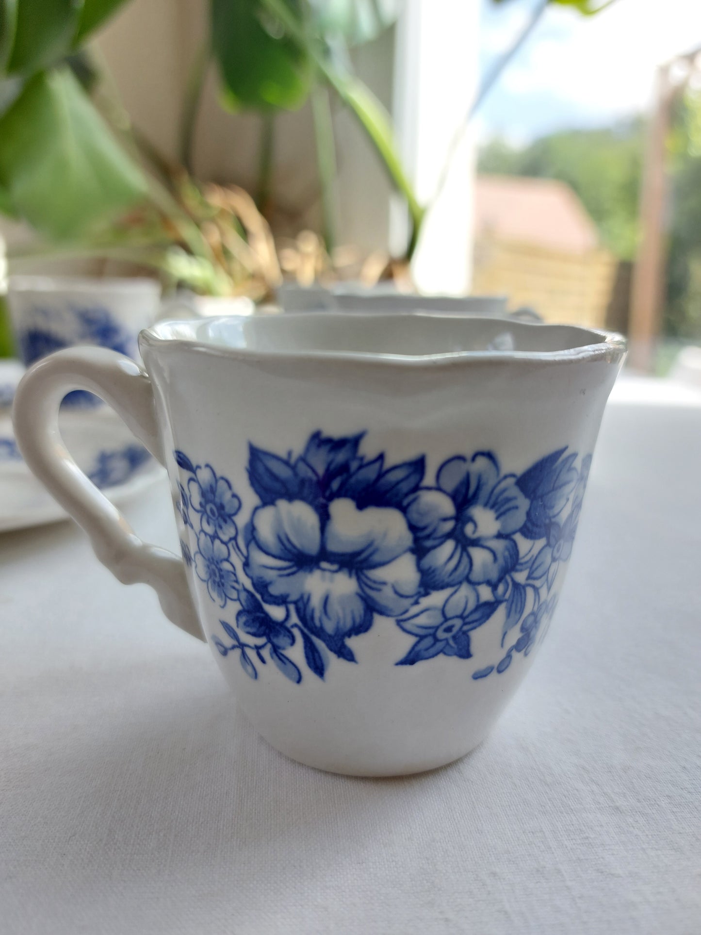 Lot de 4 tasses à café Sarreguemines