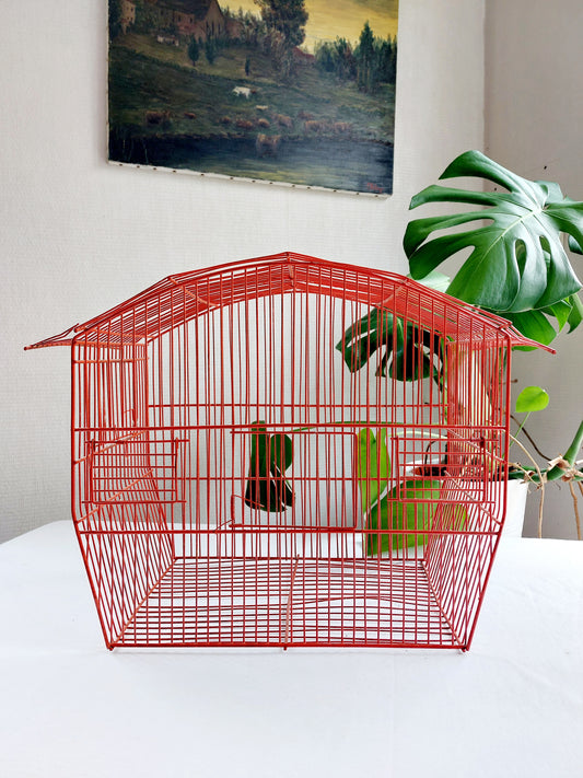 Cage à oiseaux vintage