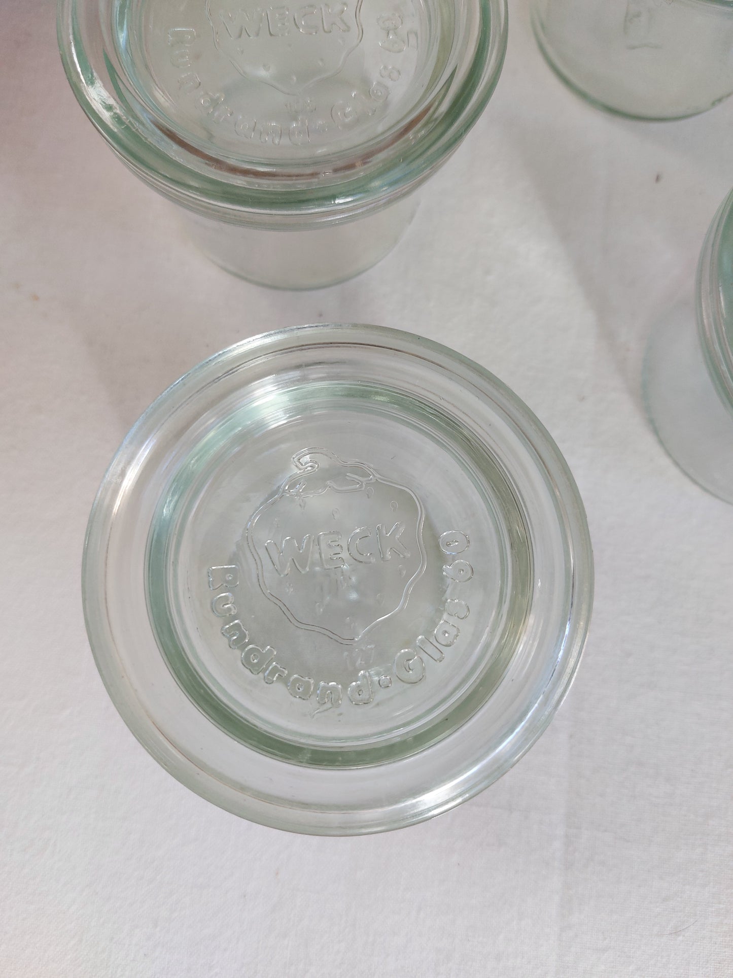 Lot de 4 petits bocaux WECK