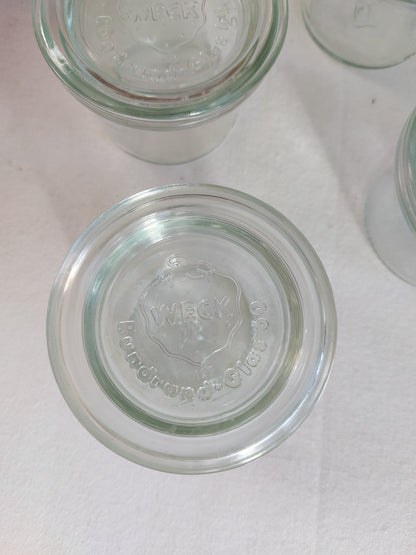 Lot de 4 petits bocaux WECK