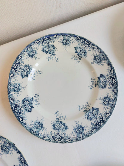 Lot de 6 assiettes plates Terre de Fer par St Amand
