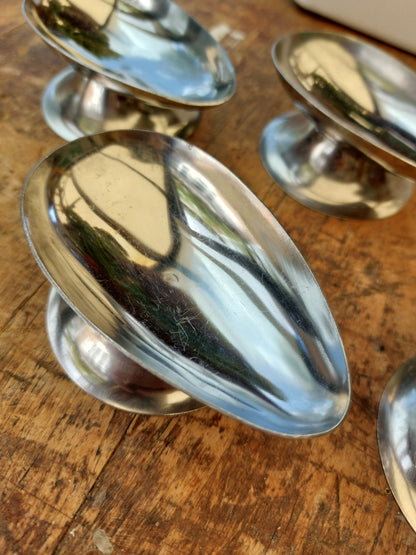 Lot de 5 coupelles à avocat en inox
