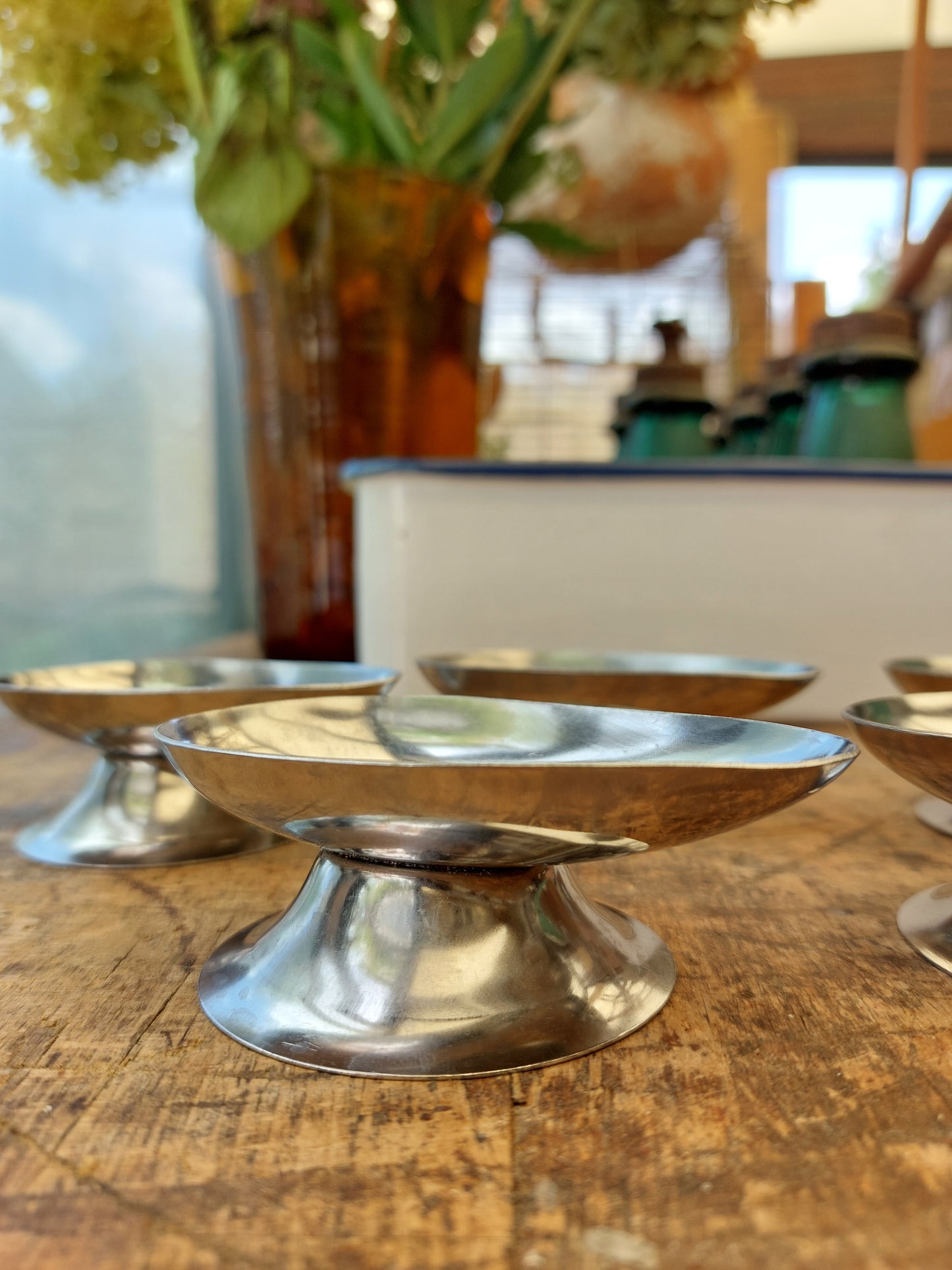 Lot de 5 coupelles à avocat en inox