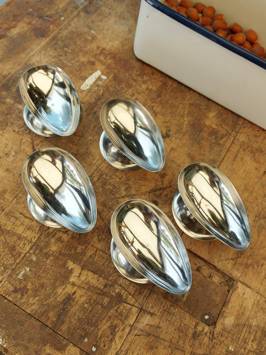 Lot de 5 coupelles à avocat en inox