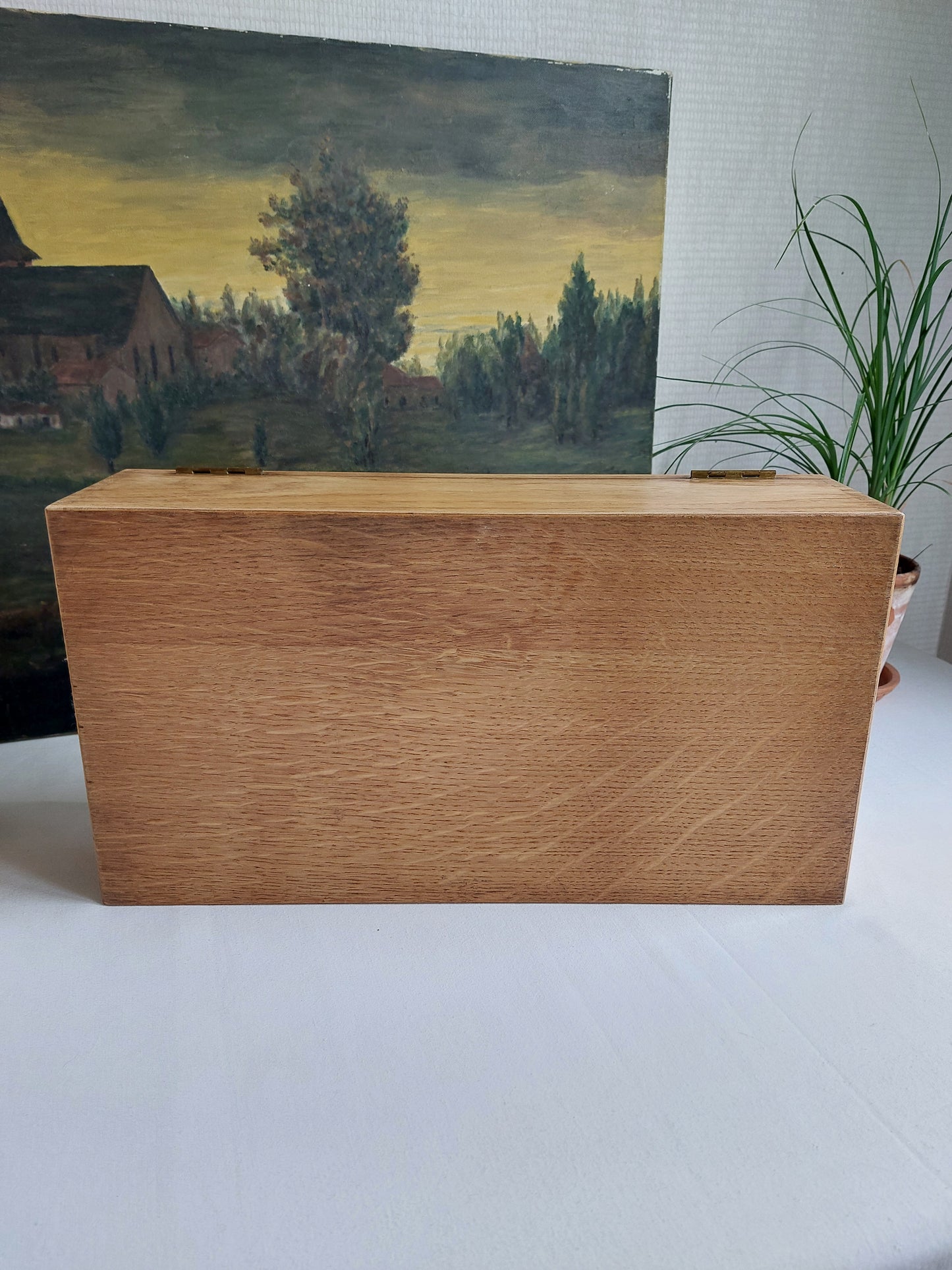 Grand coffret en chêne