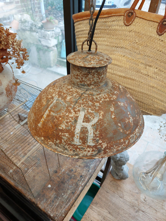 Suspension industrielle vintage