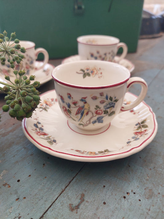 Lot de 3 tasses à café Villeroy & Boch modèle « Phoenix »