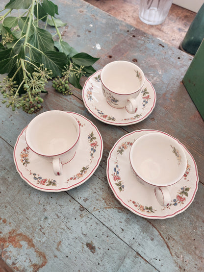 Lot de 3 tasses à café Villeroy & Boch modèle « Phoenix »