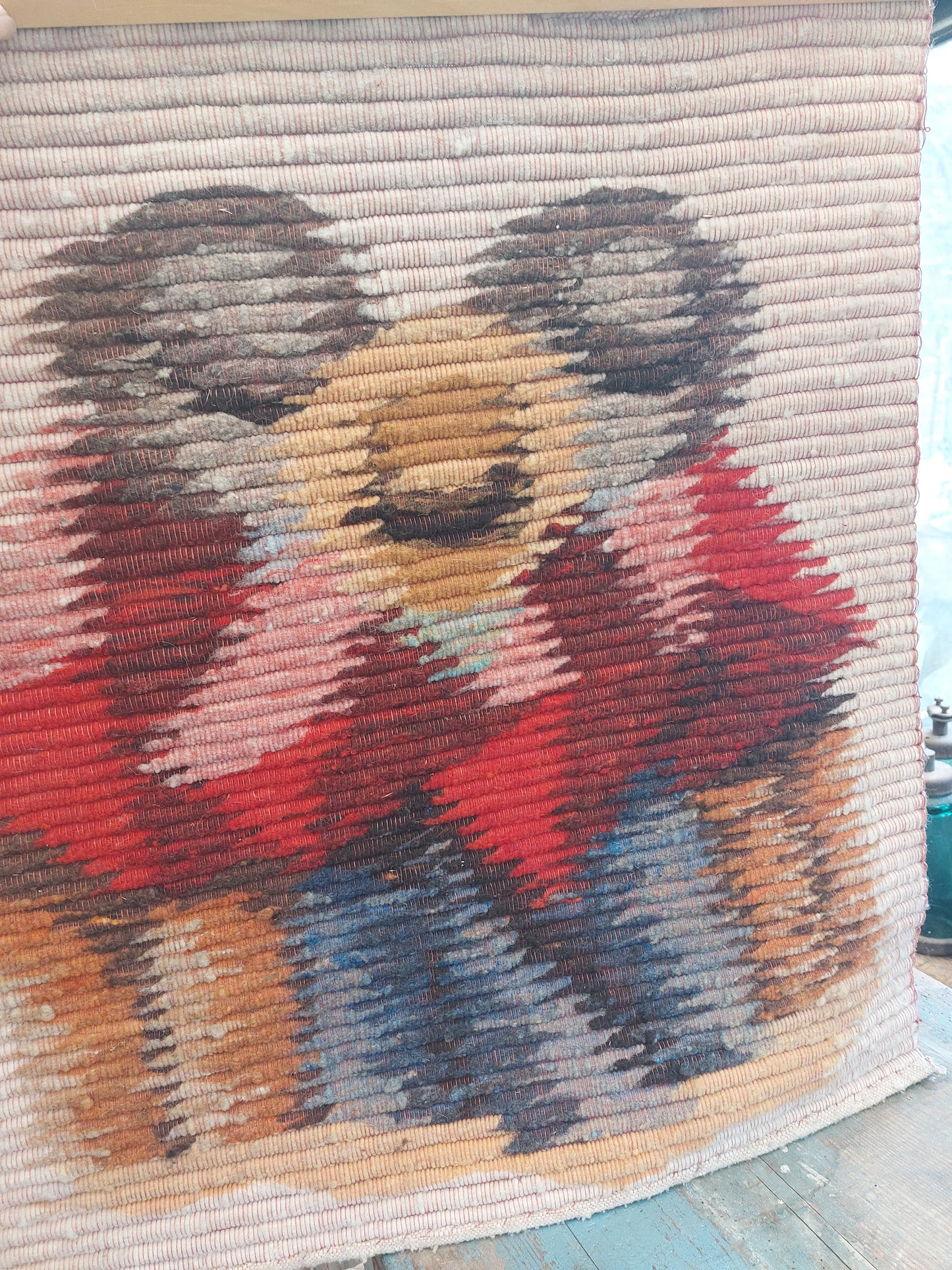 Tapisserie murale péruvienne des années 70
