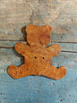 Plaque métal "Teddy bear "chinée en Arizona