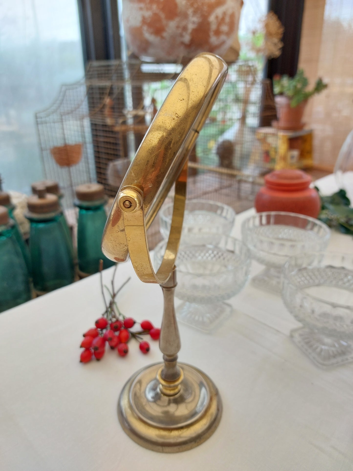 Ancien psyché de table