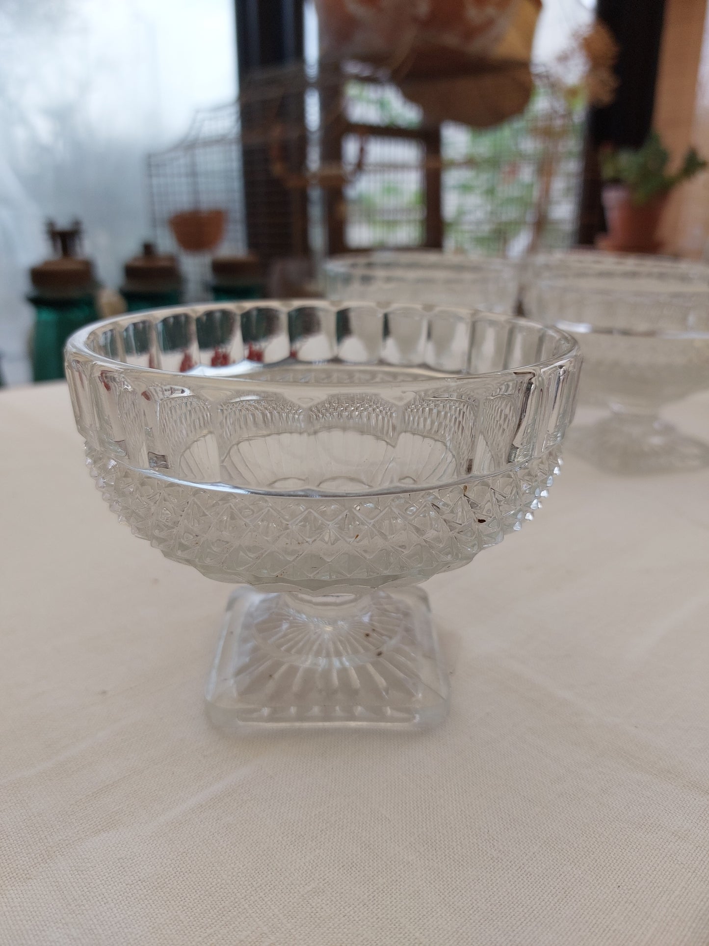 Lot de 5 coupelles sur pied