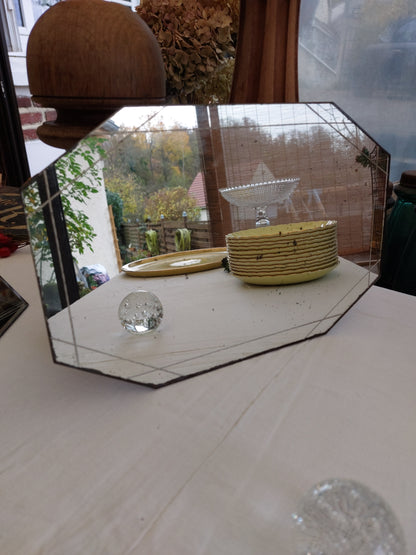 Miroir octogonal ancien