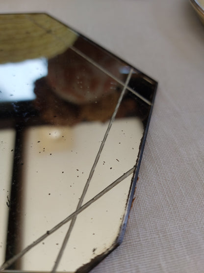 Miroir octogonal ancien