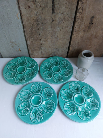 Lot de 4 assiettes à huîtres Proceram