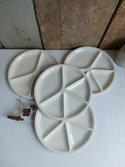 Lot de 4 Assiettes vintage Le Creuset