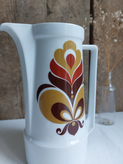 Cafetière porcelaine Schirnding Bavaria vintage 70’s