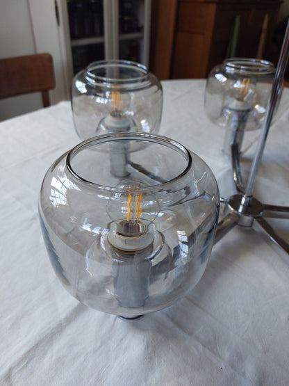 Lustre Space Age See Delmas – création luminaire vintage France circa 1970