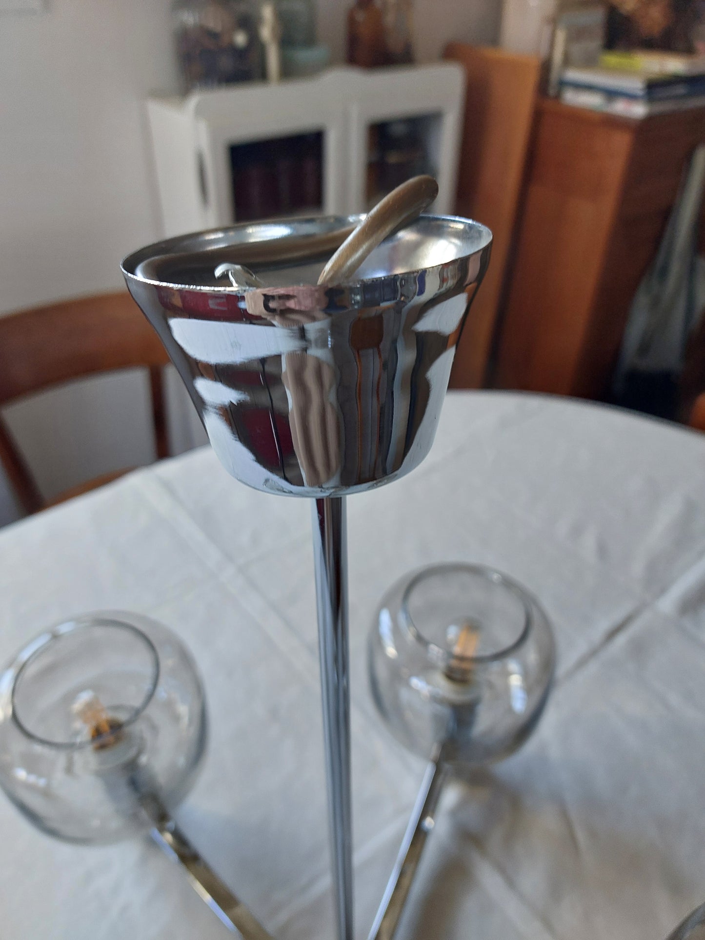 Lustre Space Age See Delmas – création luminaire vintage France circa 1970