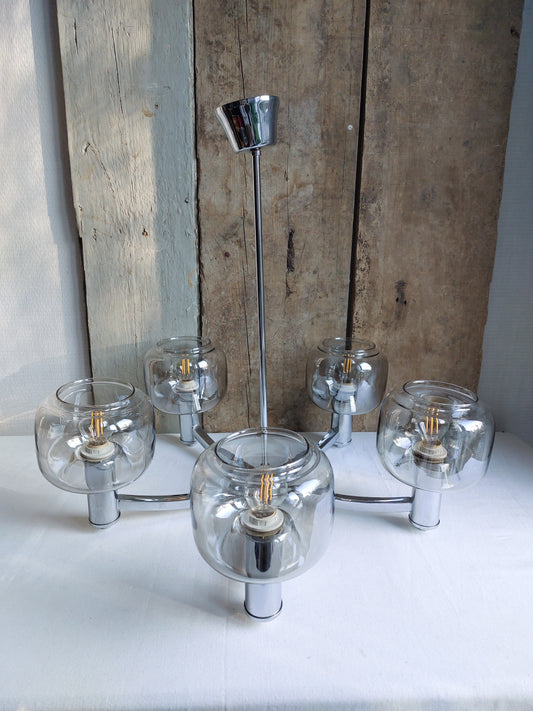 Lustre Space Age See Delmas – création luminaire vintage France circa 1970