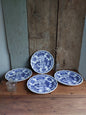 Lot de 4 assiettes plates par N.Fontebasso
