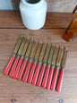 Lot de 12 couteaux à crustacés