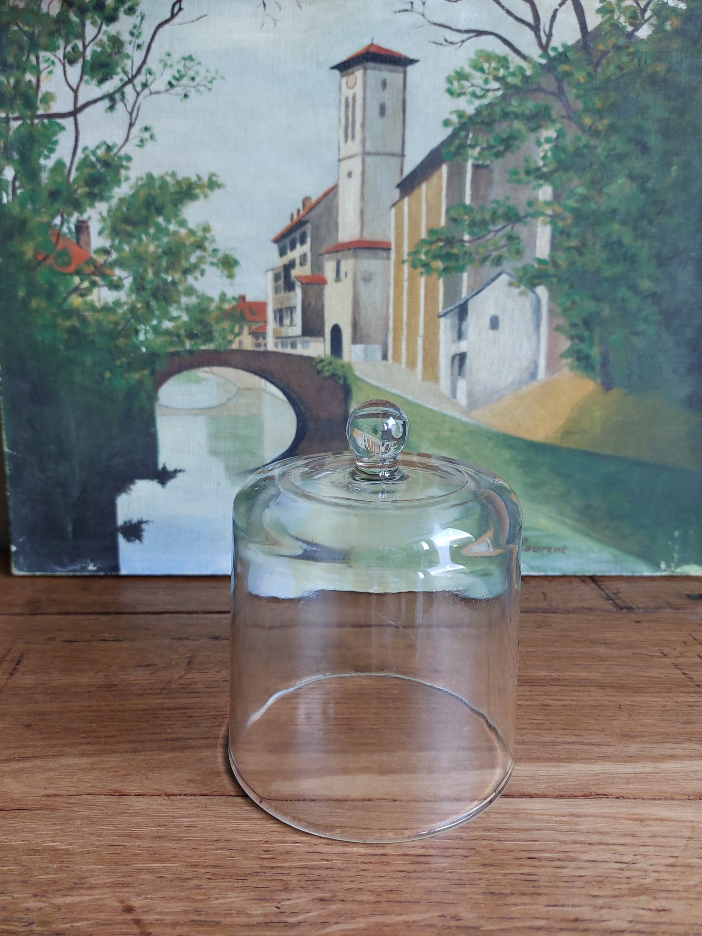 Petite cloche en verre