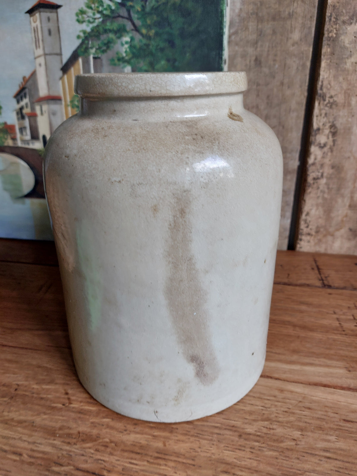 Grand pot en grès ancien Bornibus