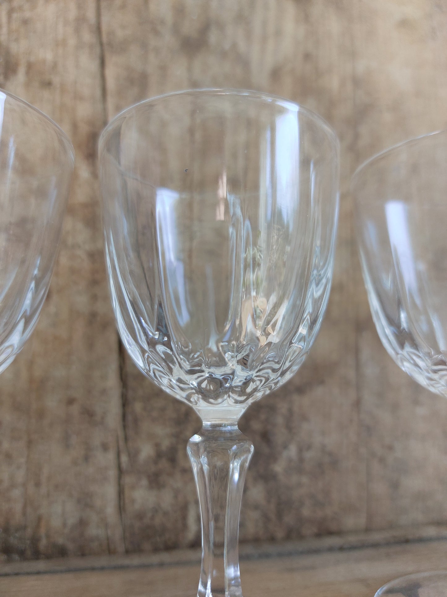 Lot de 6 petits verres sur pied