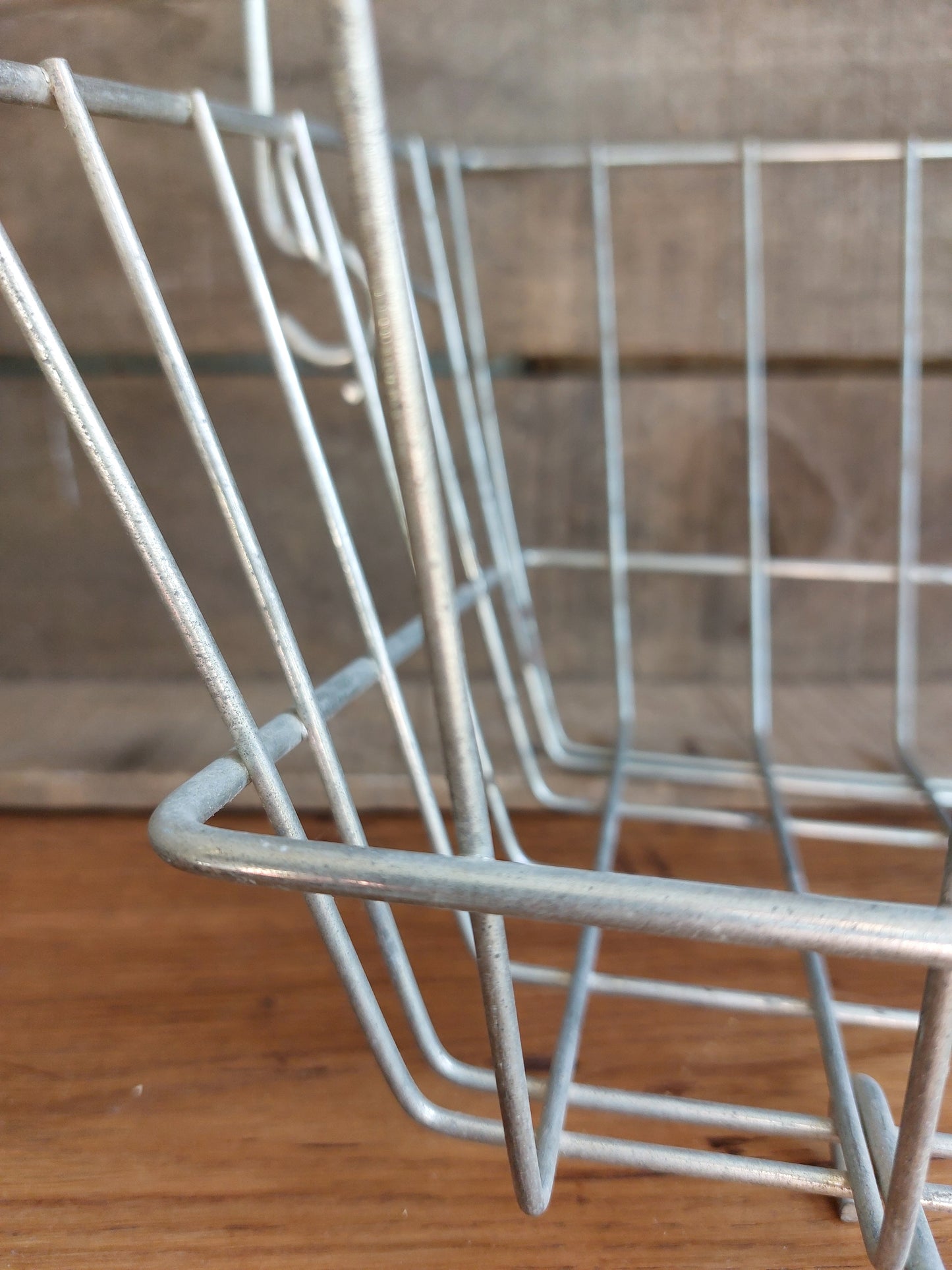 Panier métal grillagé industriel