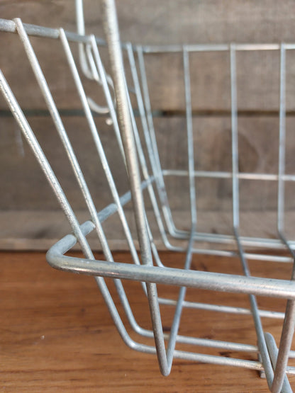 Panier métal grillagé industriel