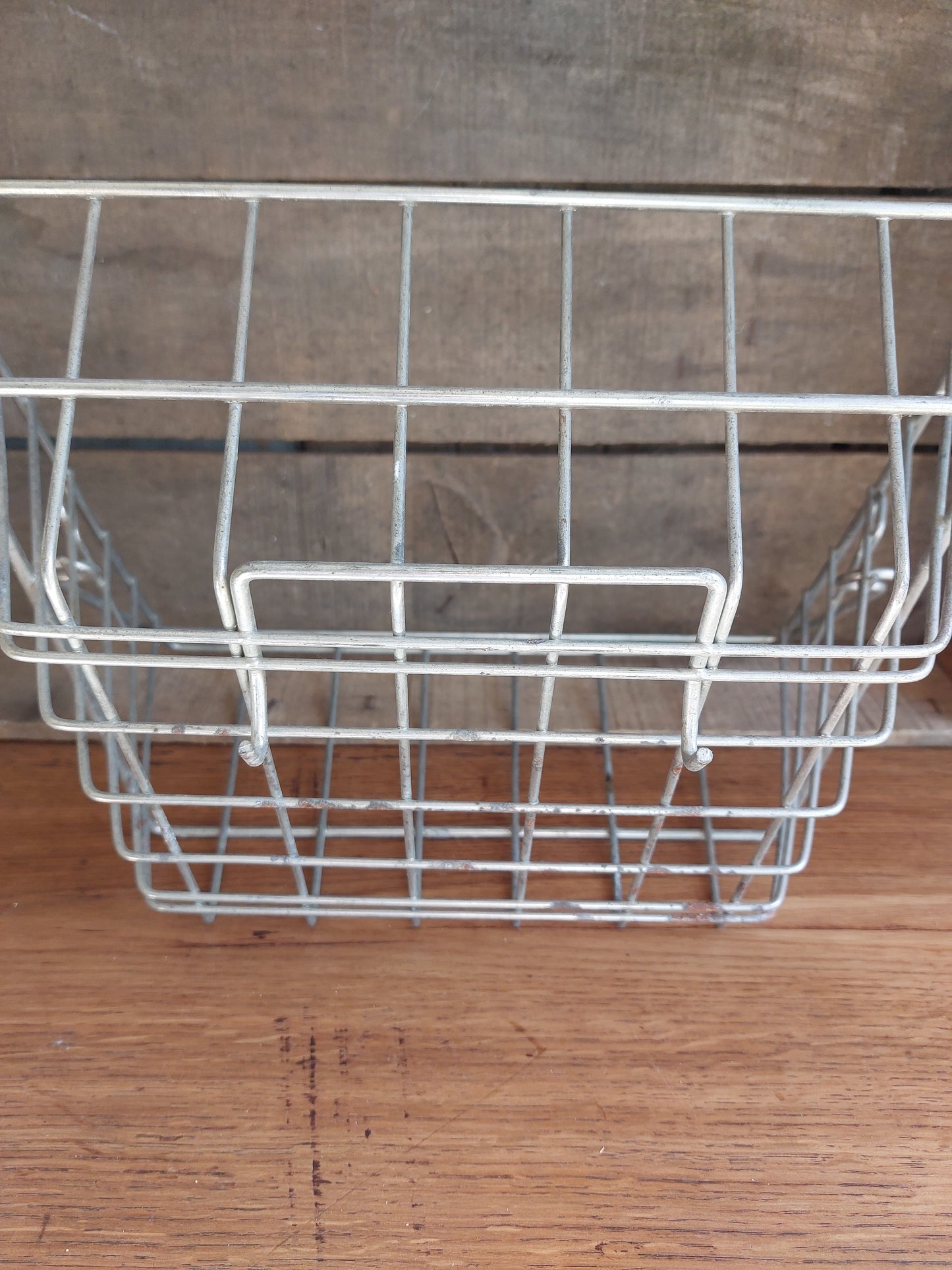 Panier métal grillagé industriel