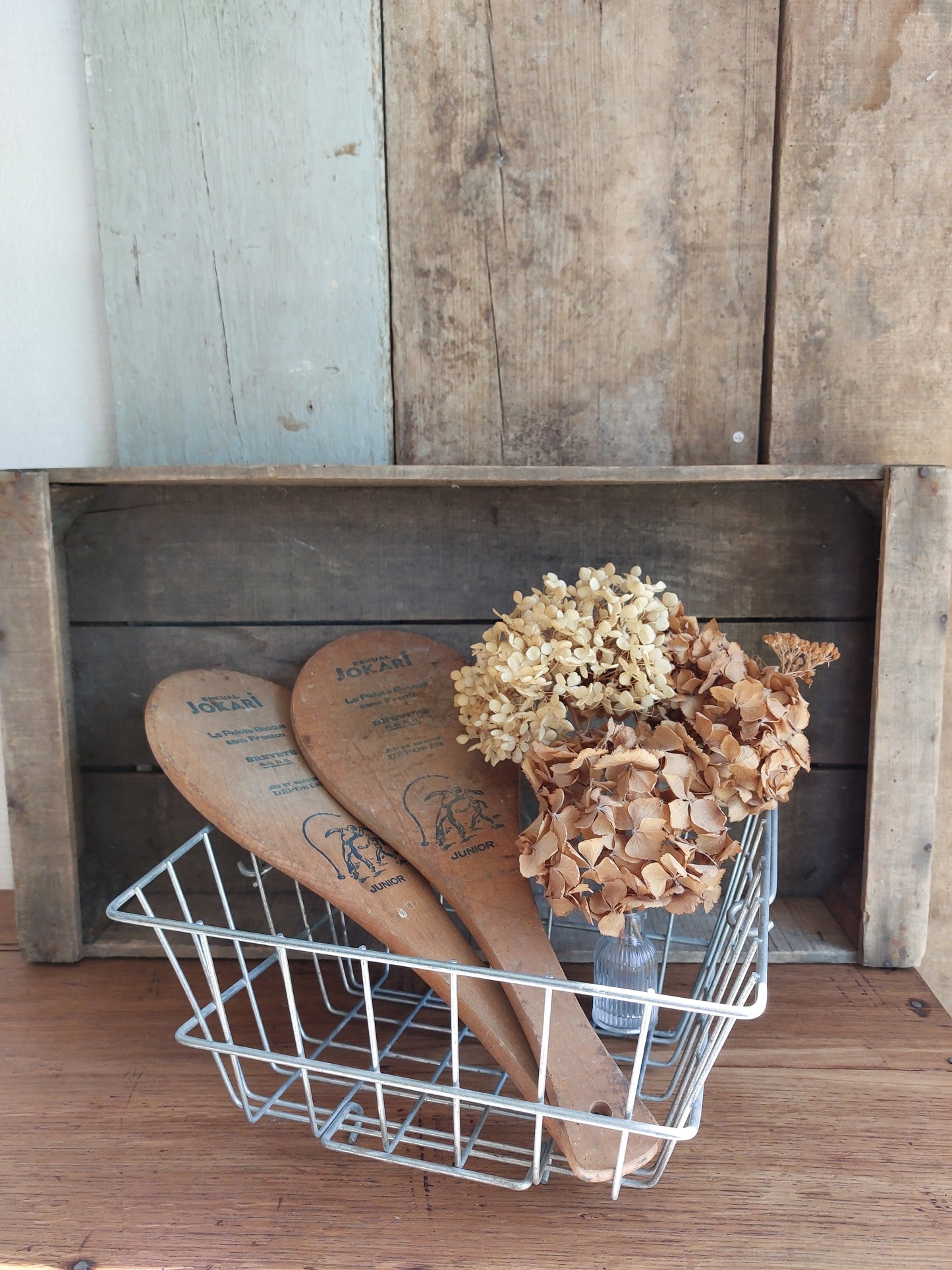 Panier métal grillagé industriel