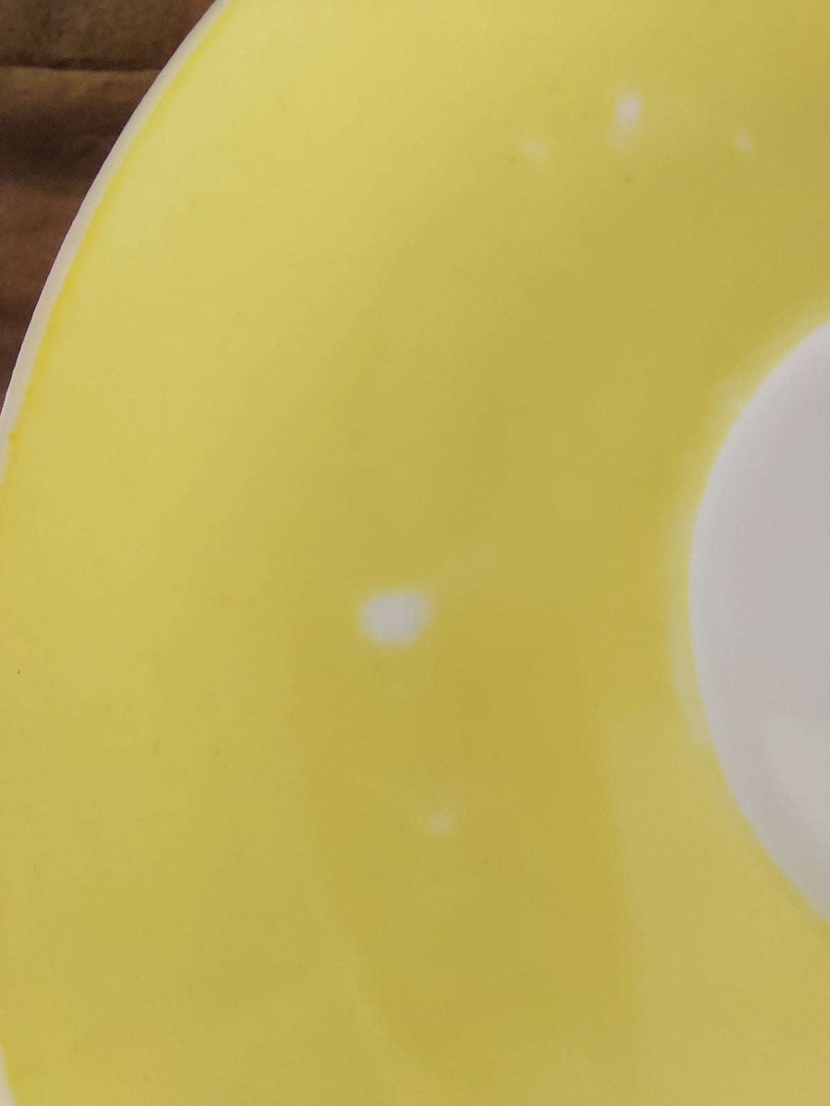 Duo de tasses à café jaune Limoges