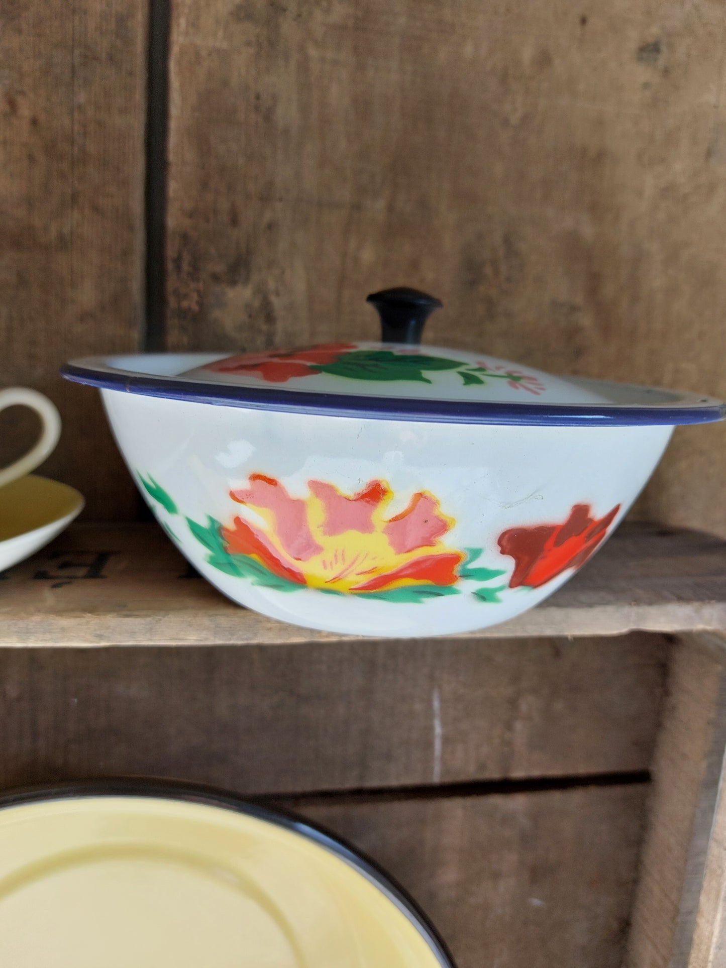 Petite cocotte en tôle émaillée