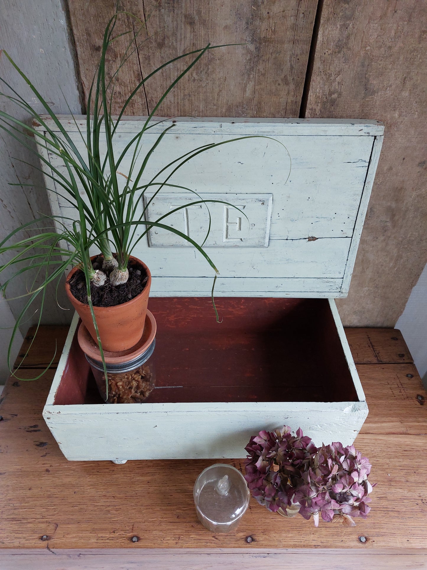 Coffret bois vintage