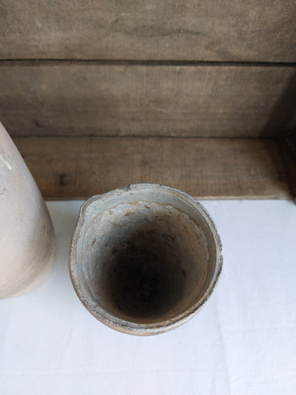 Creusets en terre réfractaire BREWER Frères mi XIXème siècle