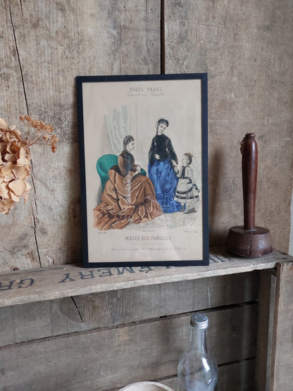 « Modes vraies, Travail en famille » par Musée des Familles Mars 1873