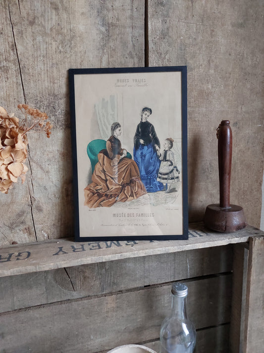« Modes vraies, Travail en famille » par Musée des Familles Mars 1873