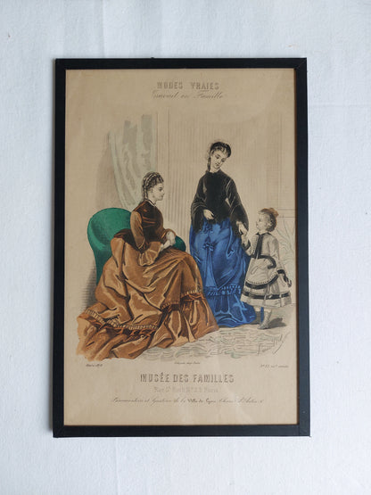 « Modes vraies, Travail en famille » par Musée des Familles Mars 1873