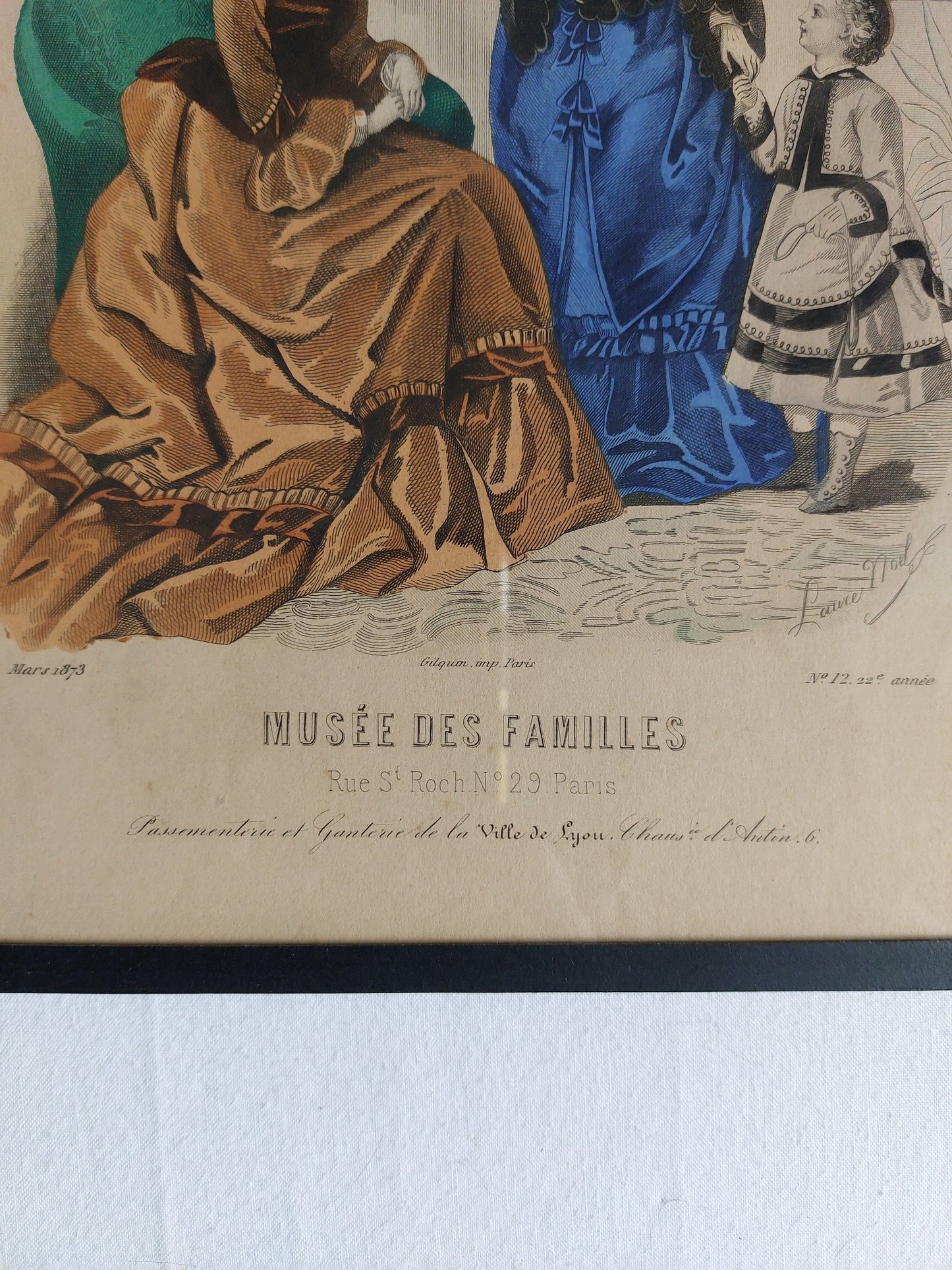 « Modes vraies, Travail en famille » par Musée des Familles Mars 1873