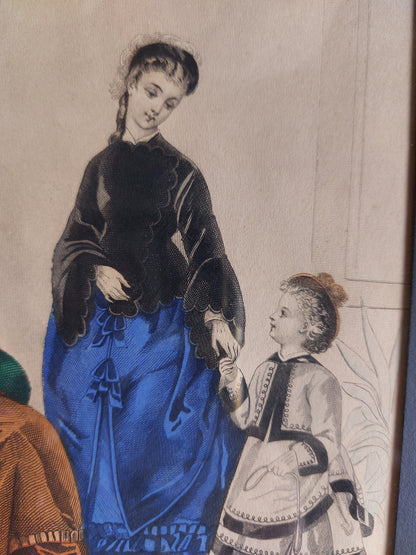 « Modes vraies, Travail en famille » par Musée des Familles Mars 1873