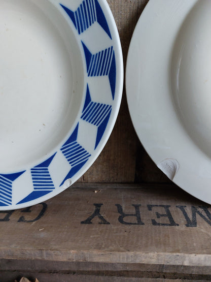 Lot de 4 assiettes creuses Badonviller modèle « Constantinople »