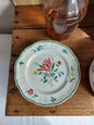 Lot de 6 assiettes à dessert Longchamp «Tulipes»