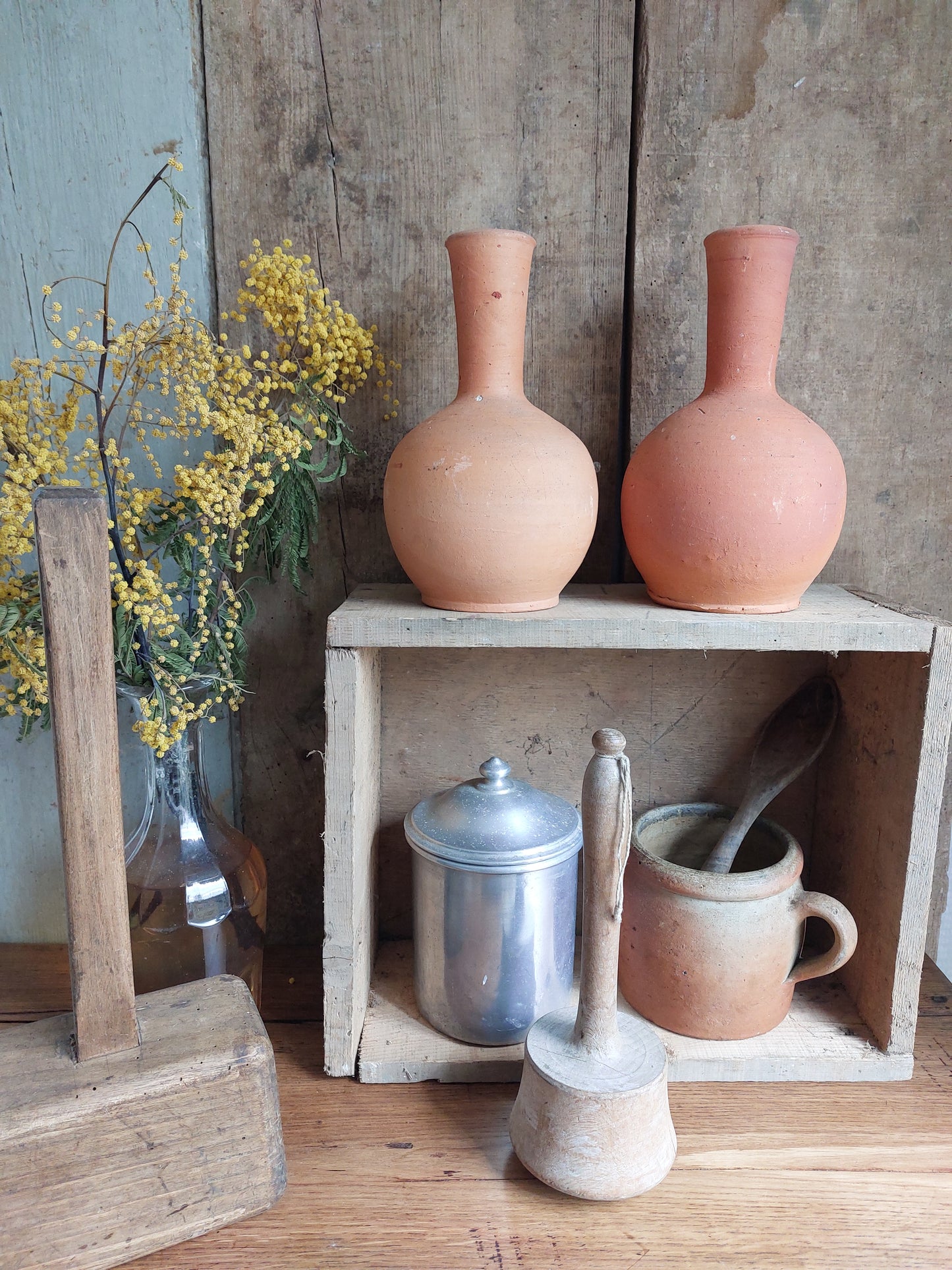 Paire de vase en terre cuite